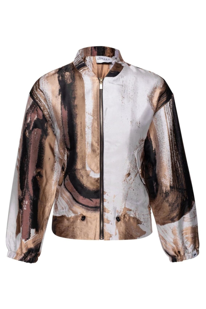 Kimara multi color dames jas | Vooraanzicht
