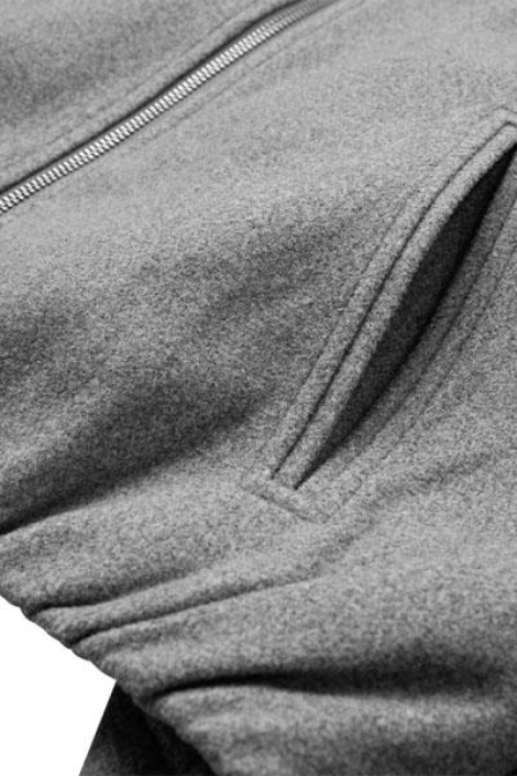 Freequent grijze dames jas | Close up