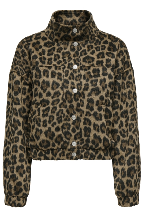 Only bruine dames jas | Vooraanzicht