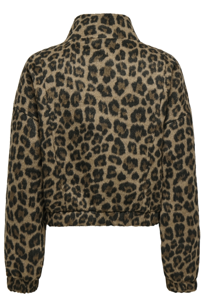 Only bruine dames jas | Achteraanzicht