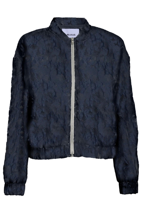Minus blauwe dames jas | Vooraanzicht