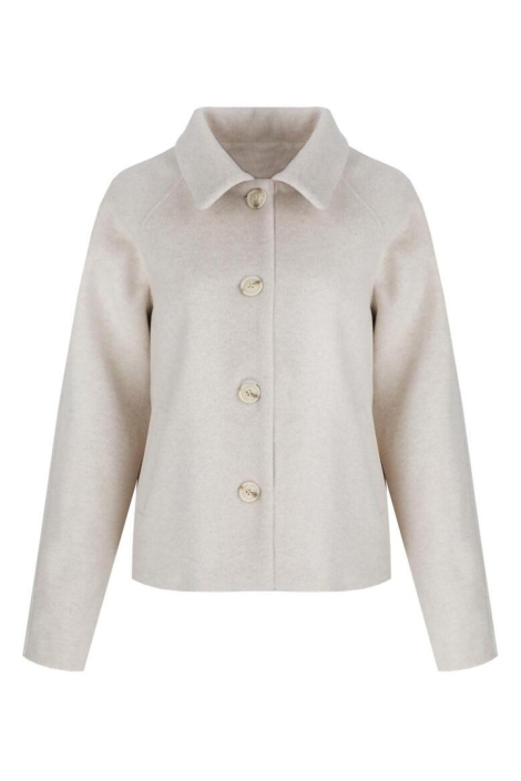 C&S The Label beige dames jas | Vooraanzicht