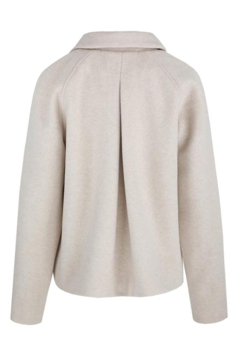 C&S The Label beige dames jas | Achteraanzicht