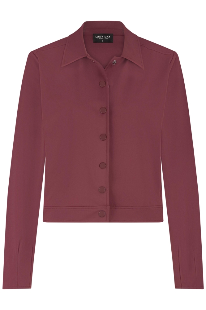 Lady Day bordeaux dames jas | Vooraanzicht