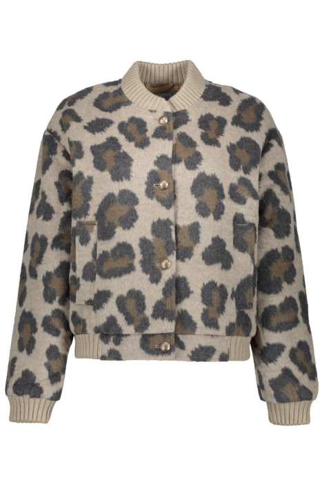 Geisha camel dames jas | Vooraanzicht