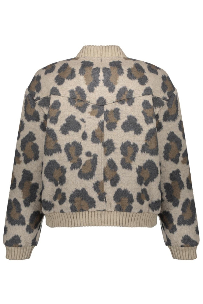 Geisha camel dames jas | Achteraanzicht
