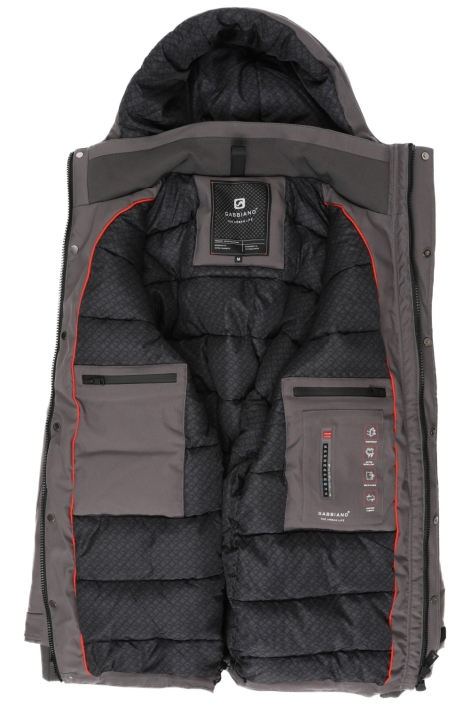 Gabbiano grijze heren jas | Vooraanzicht