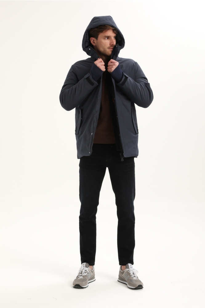 Gabbiano blauwe heren jas | Model