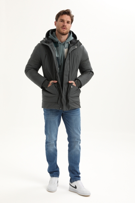 Gabbiano grijze heren jas | Model