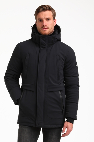 Gabbiano Jas TECHNISCHE WINTERPARKA MET AFNEEMBARE CAPUCHON 535755 201 Black