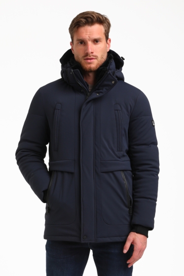Gabbiano Jas TECHNISCHE WINTERPARKA MET AFNEEMBARE CAPUCHON 535755 301 Navy