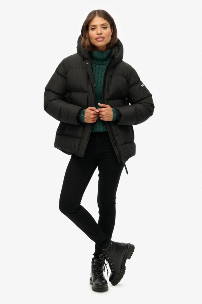 Superdry zwarte dames jas | Model