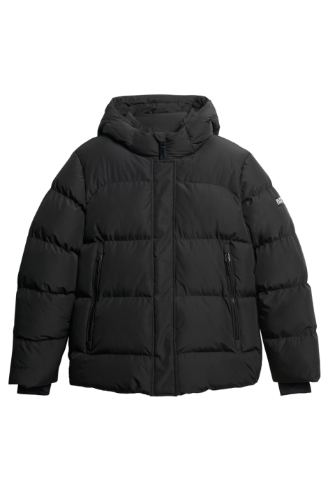 Superdry zwarte dames jas | Vooraanzicht