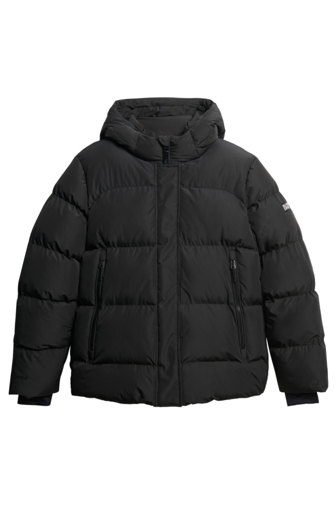 Superdry zwarte dames jas | Vooraanzicht