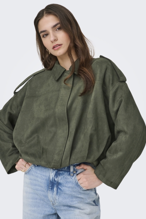 Jacqueline de Yong groene dames jas | 