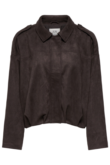 Jacqueline de Yong Jas JDYNIA FAUX SUEDE BAT JACKET OTW YF 15371828 Chocolate Torte