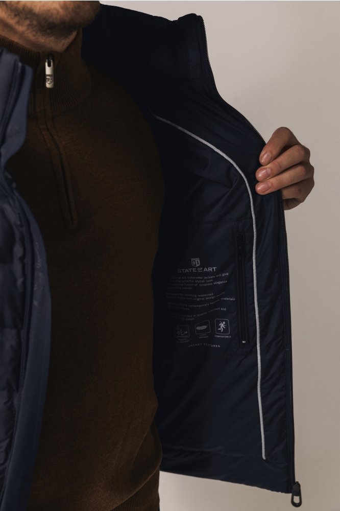 State of Art blauwe heren jas | Unique Selling Point