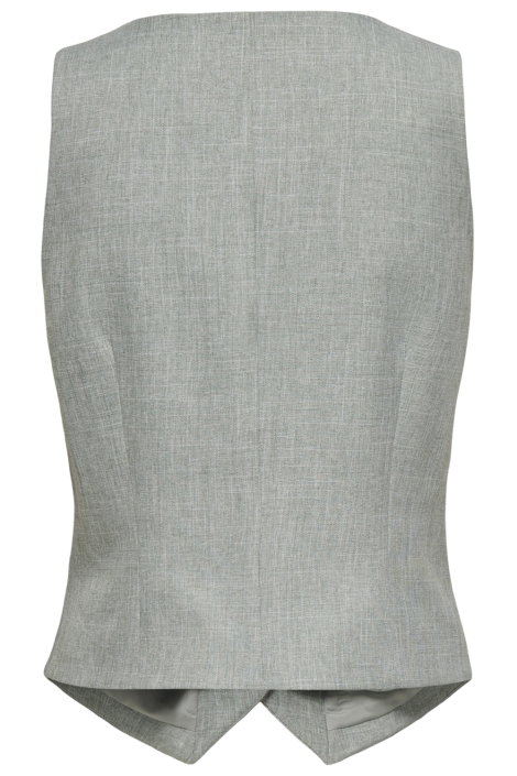 Only groene dames gilet | Achteraanzicht