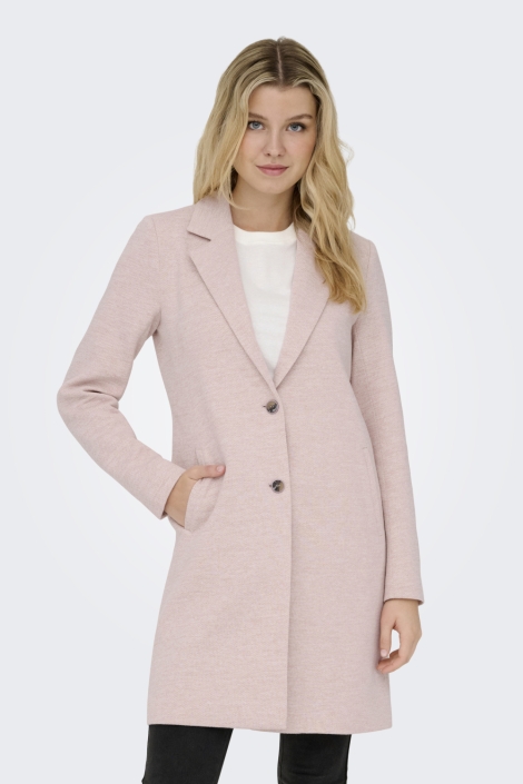 Only roze dames jas | Model vooraanzicht