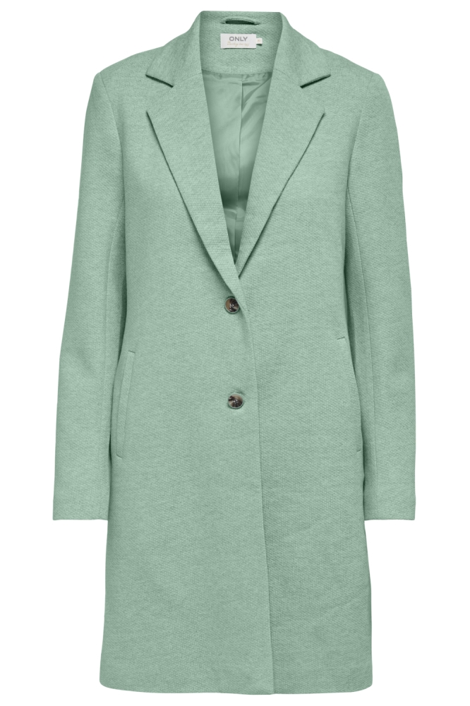Only groene dames jas | Vooraanzicht