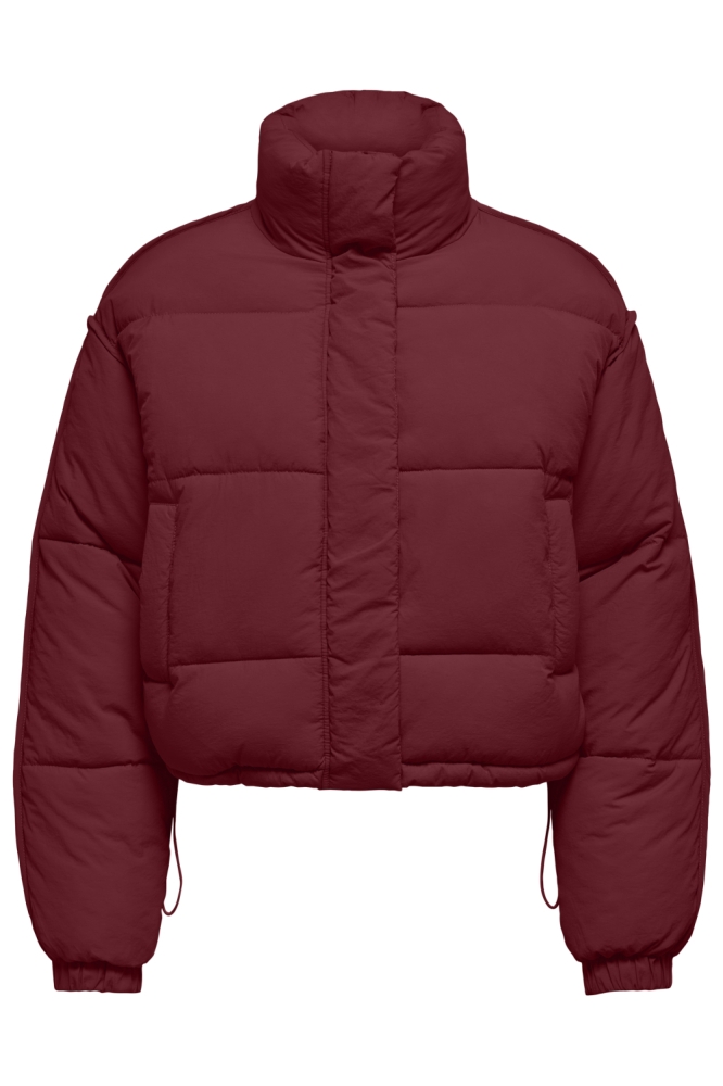 Only bordeaux dames jas | Vooraanzicht