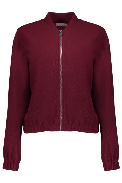 Geisha bordeaux dames vest | Vooraanzicht