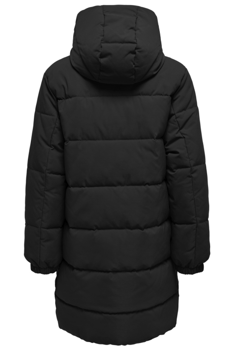 Jacqueline de Yong zwarte dames jas | Achteraanzicht