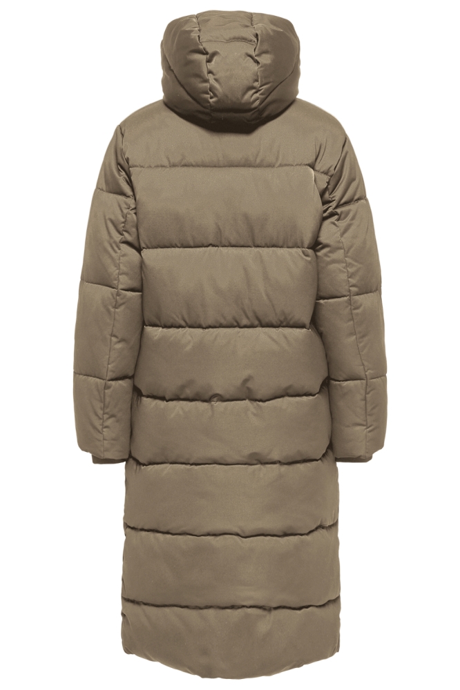 Jacqueline de Yong bruine dames jas | Achteraanzicht