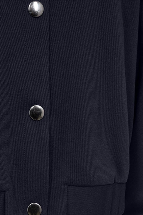 Freequent blauwe dames blazer | Close up
