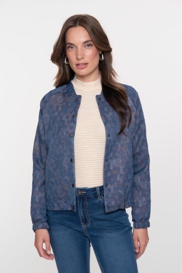 Geisha JACKET 55703 20 PURPLE/BLUE