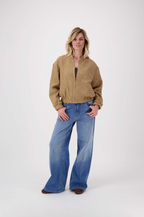 Zusss camel dames jas | Model