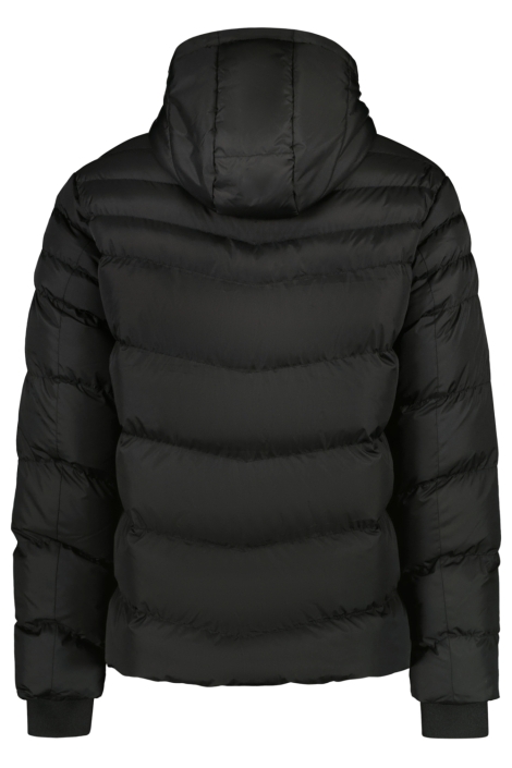 Cars zwarte heren jas | Achteraanzicht