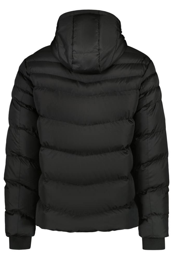 Cars zwarte heren jas | Achteraanzicht