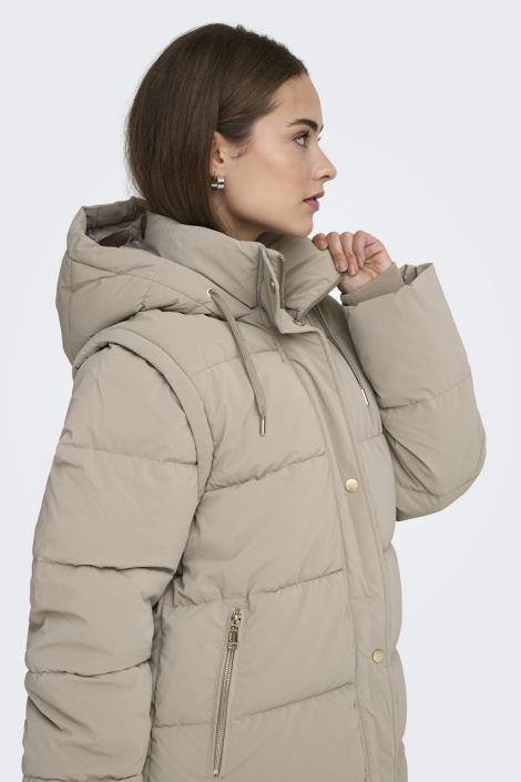 Only zand dames jas | Model zijaanzicht
