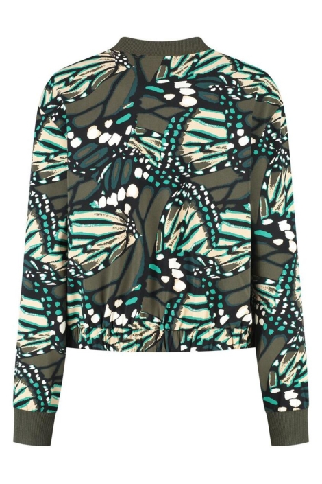 Lady Day multi color dames jas | Achteraanzicht