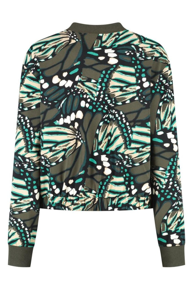 Lady Day multi color dames jas | Achteraanzicht