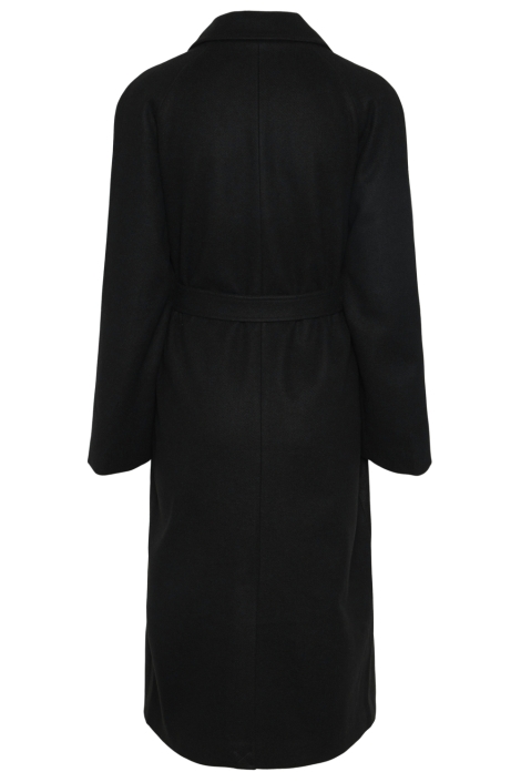 Pieces zwarte dames jas | Achteraanzicht