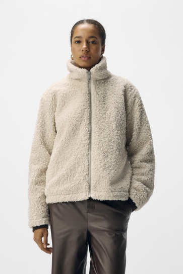 Object Jas OBJFREYA RE L/S JACKET NOOS 23046901 White Sand