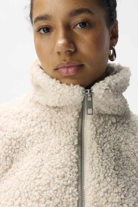 Object ecru dames jas | Close up