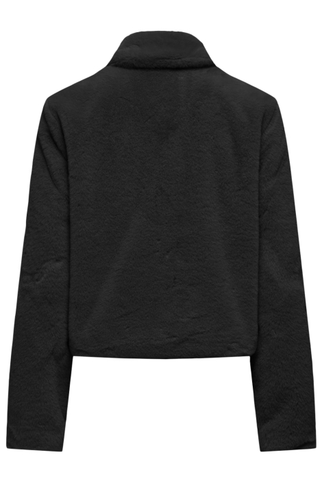 Jacqueline de Yong zwarte dames jas | Achteraanzicht