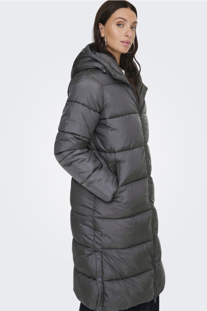 Only grijze dames jas | Close up