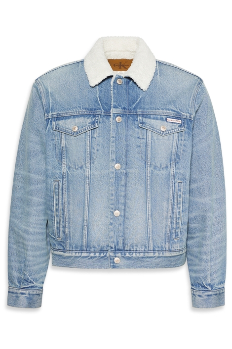Calvin Klein blauwe heren jas | Vooraanzicht