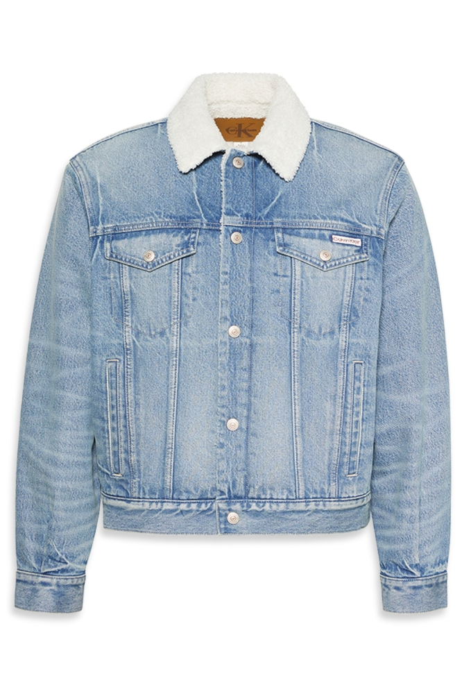 Calvin Klein blauwe heren jas | Vooraanzicht