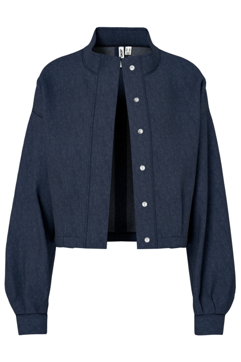 Hypedrop blauwe dames jas | Vooraanzicht