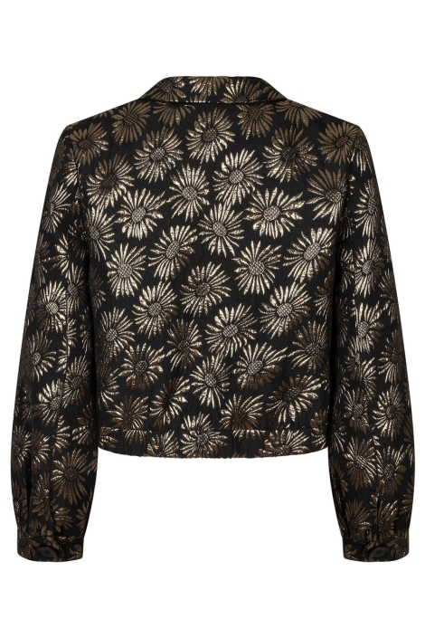 Ydence zwarte dames jas | Model