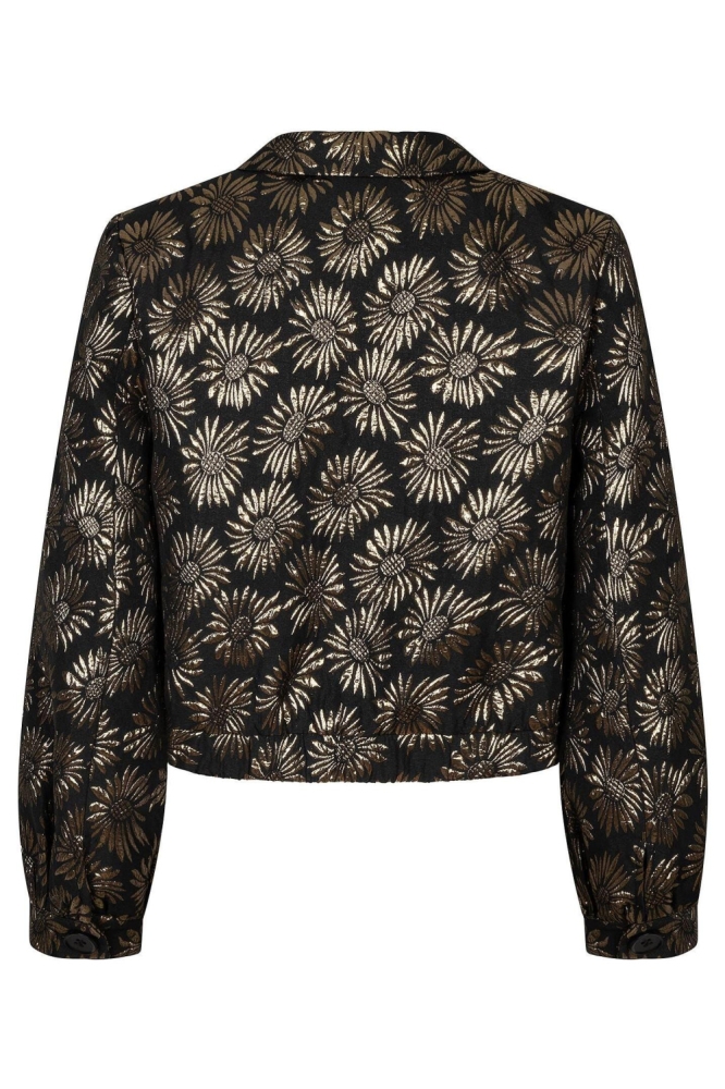 Ydence zwarte dames jas | Model