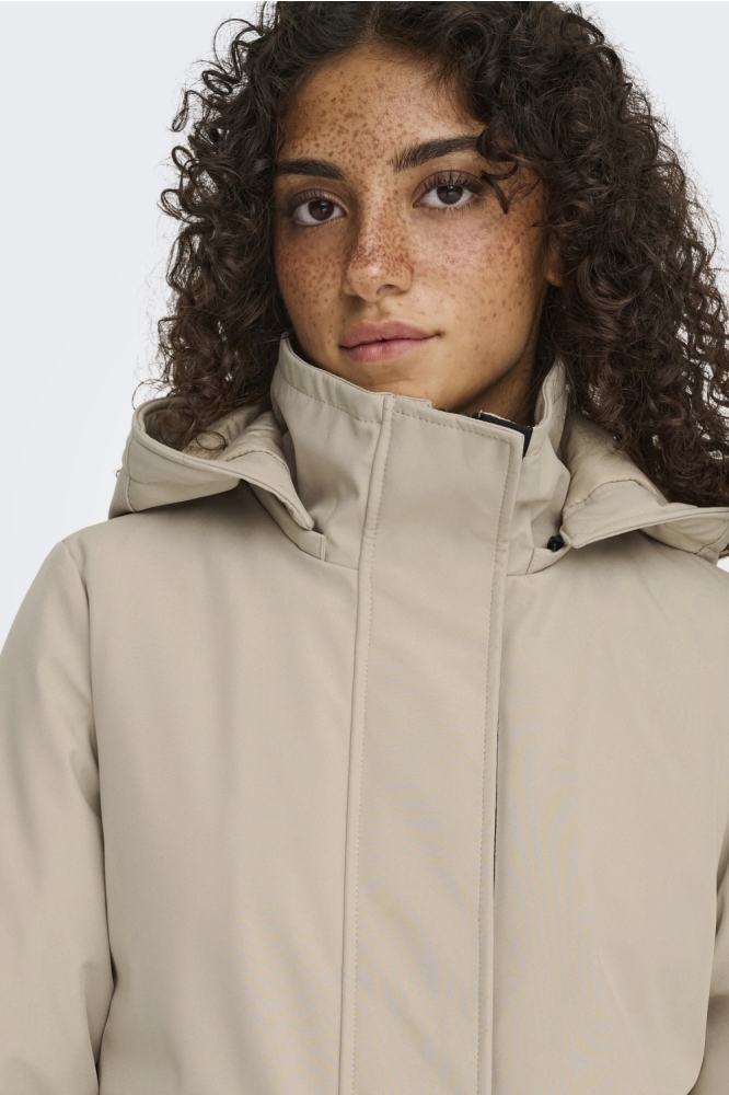 Only ecru dames jas | Close up