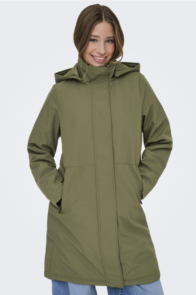 Only groene dames jas | Model