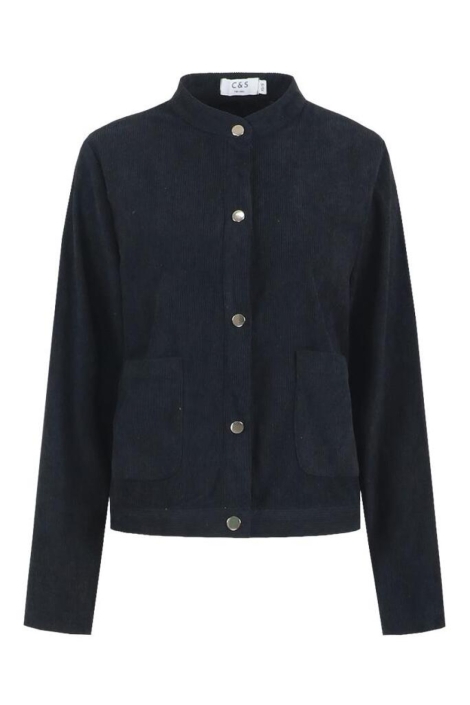 C&S The Label zwarte dames vest | Vooraanzicht