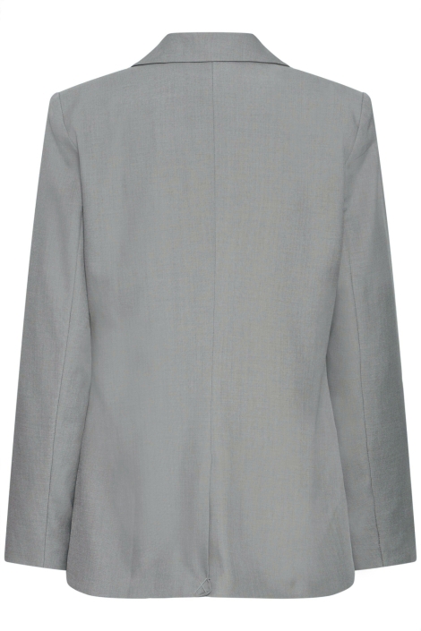 Ichi grijze dames broek | Achteraanzicht